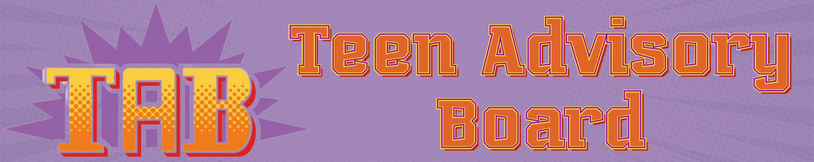 Teen Advisory Board Banner