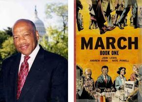 March Book One by Congressman John Lewis, Andrew Aydin and Nate Powell